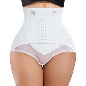 🆕Women White Panties Shapewear Short High Waist Slimming Body Shaper Underwear